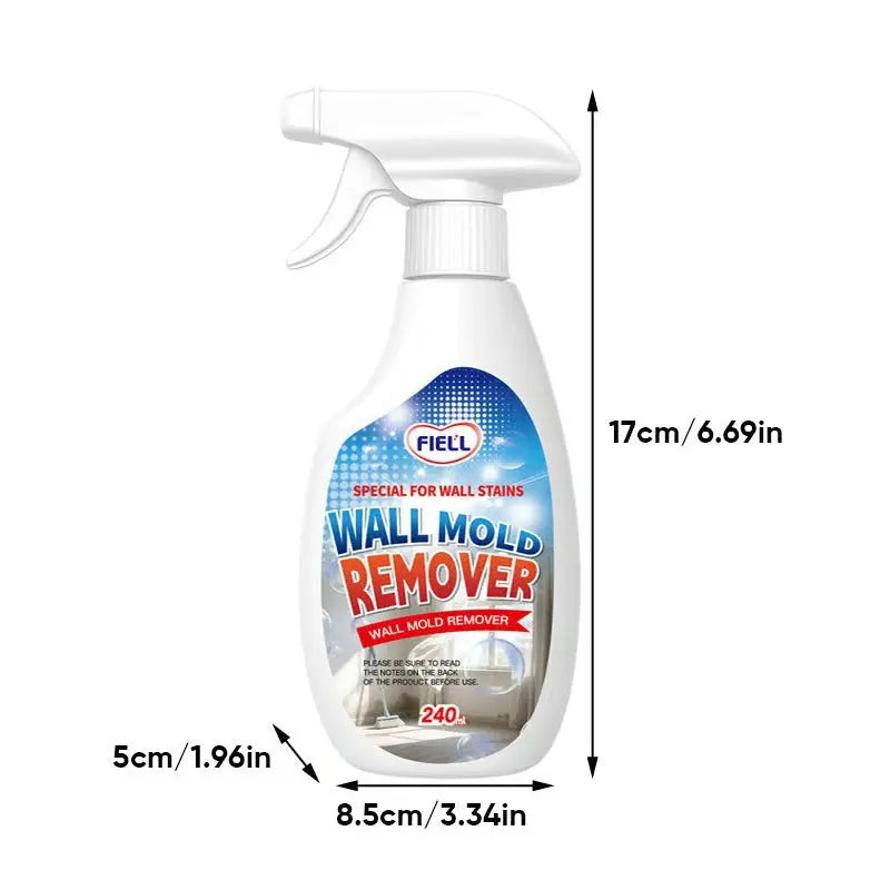 Anti-Mold Spray – 240ml, No-Scrub Formula & Odor Eliminating Mildew Remover