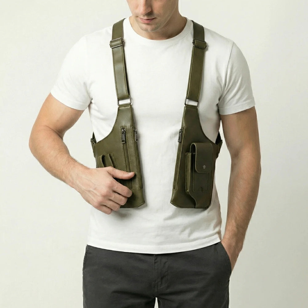 Herren Schultertasche Crossbody mit verstellbarem Riemen