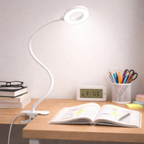 Desk Lamp Clip Flexible LED Reading Light 3 Color Modes
