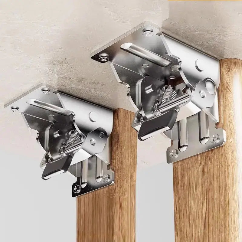 Enhanced Product Title: "Klapphalter 90° Auto-Lock – 2er-Set, Tragfähigkeit bis 225 kg, Schnelle Montage in nur 5 Minuten" 

This title maintains the key features while optimizing for clarity and searchability.