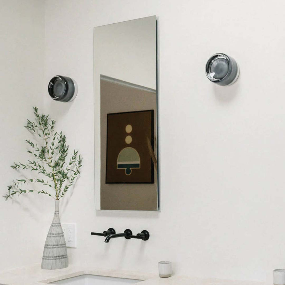 Applique Murale LED Dimple, Verre Texturé, Ø10–12cm