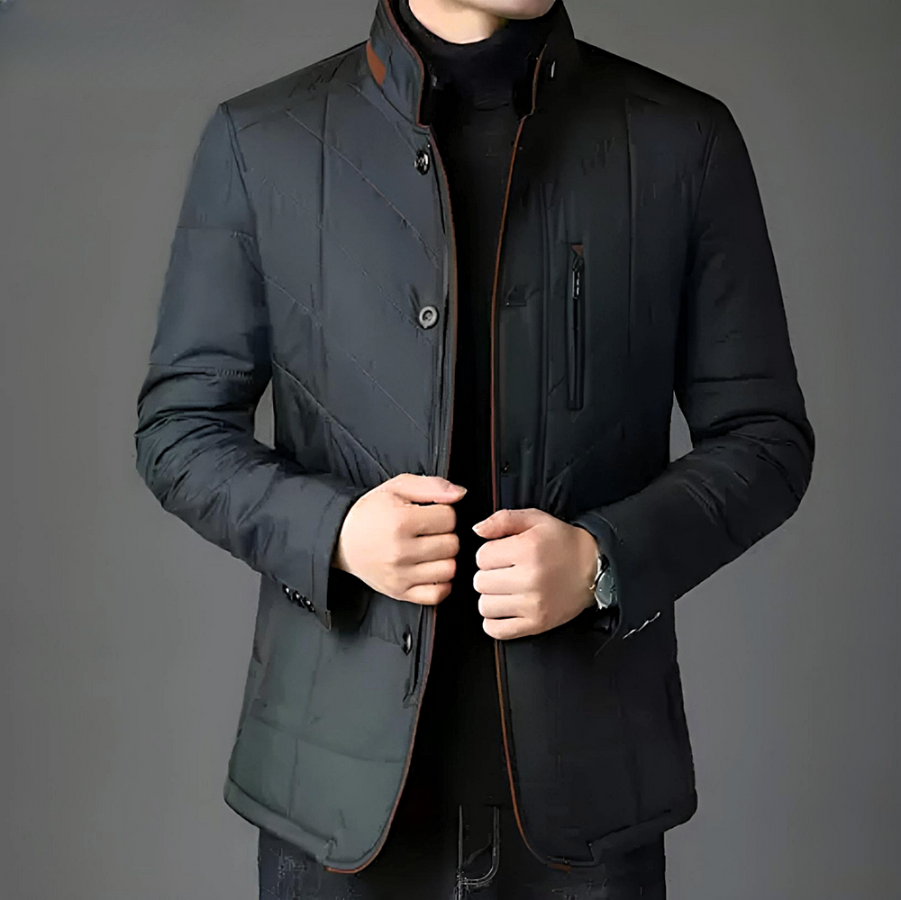 Quilted Men's Winter Jacket with Premium Insulation Technology – Arctix Pro