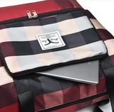 Foldable Travel Duffel Bag – Wet Compartment, 20-35L Capacity & Trolley Strap