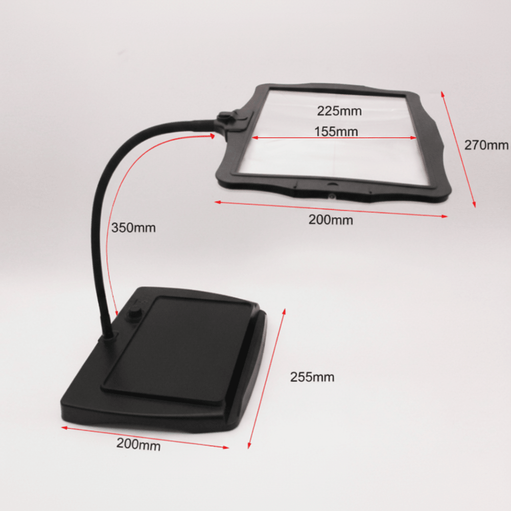 Optimized Product Title: "LED Tischlupenlampe mit Freihand-Funktion – Ideal zum Lesen, Basteln und Präzisionsarbeiten" 

This title includes relevant keywords while providing a clear description of the product's benefits and uses.