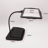 Optimized Product Title: "LED Tischlupenlampe mit Freihand-Funktion – Ideal zum Lesen, Basteln und Präzisionsarbeiten" 

This title includes relevant keywords while providing a clear description of the product's benefits and uses.
