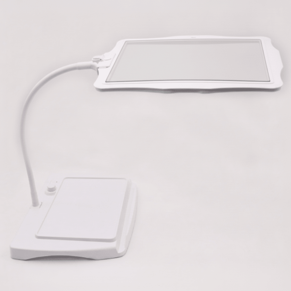 Optimized Product Title: "LED Tischlupenlampe mit Freihand-Funktion – Ideal zum Lesen, Basteln und Präzisionsarbeiten" 

This title includes relevant keywords while providing a clear description of the product's benefits and uses.