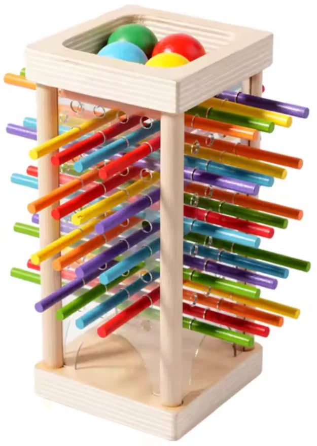 Enhanced Product Title: "Holz-Steckturm-Spiel für Kinder ab 3 Jahren – Fördert Feinmotorik und Kreativität" 

This title includes relevant keywords while emphasizing the product's benefits and target age group, making it more appealing for Google Shopping