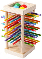 Enhanced Product Title: "Holz-Steckturm-Spiel für Kinder ab 3 Jahren – Fördert Feinmotorik und Kreativität" 

This title includes relevant keywords while emphasizing the product's benefits and target age group, making it more appealing for Google Shopping