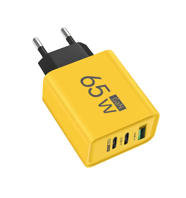 4-Port USB Fast Charger – 120W, 2× USB-C PD & 2× USB-A QC3.0, EU Plug