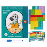Magnetic Fraction Learning Set – Color-Coded EVA Discs, 1 to 1/12 Math Aid