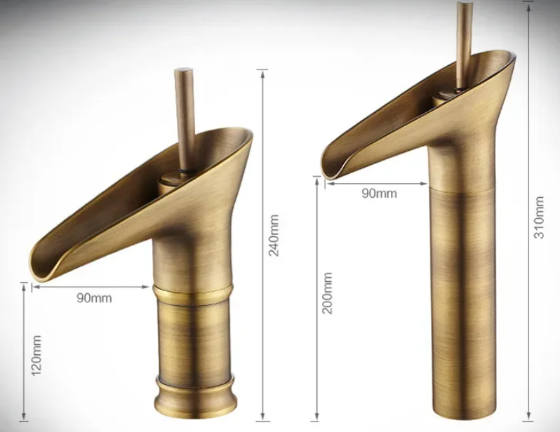 CascadeFlow – Luxe Waterfall Bathroom Faucet
