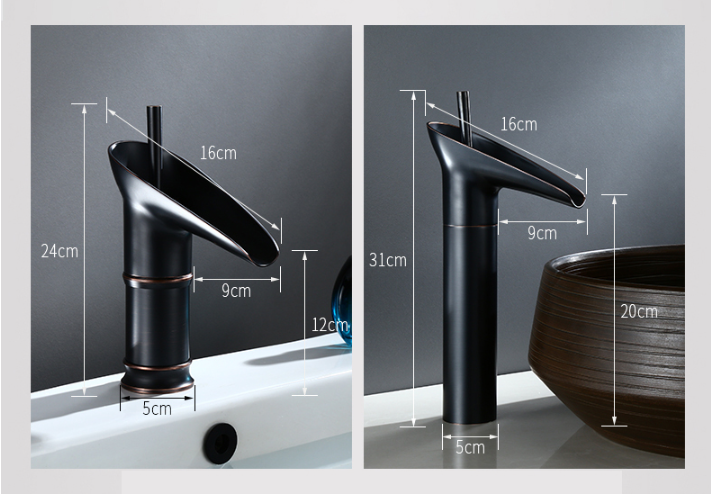 CascadeFlow – Luxe Waterfall Bathroom Faucet