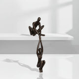 Wall Art Romantic Resin Couple Sculpture Decor
