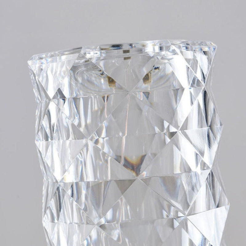 LED Crystal Table Lamp – 16 Colors, Touch & Remote Control, Rechargeable 21×9cm