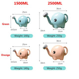 Elefantenform Gießkanne mit Sprühkopf – 1500 ml | Ideal für Pflanzenpflege und Gartenarbeit