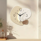 TempoStone | Modern Simple Wall Clock | Silent Quartz Design