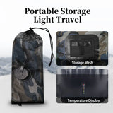 Portable Solar Shower – 20L Capacity, Detachable Hose & On/Off Showerhead
