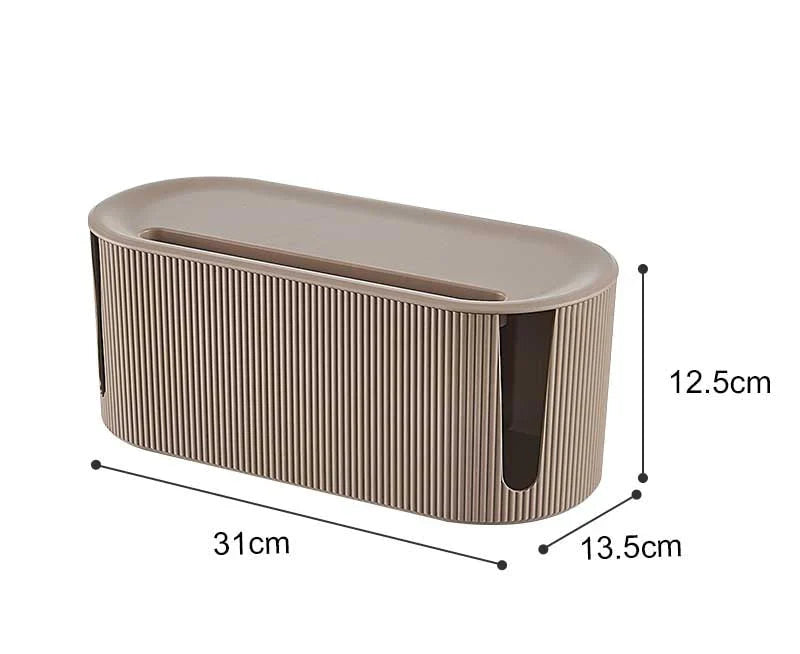 Enhanced Product Title: "Kabelbox mit Deckel – Unsichtbare Kabelorganisation & Steckdosenleisten Schutz für ein Aufgeräumtes Zuhause" 

This title includes relevant keywords while emphasizing the product's benefits, making it more appealing for Google Sho