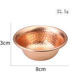 Kalsten | Nepalese pure copper water preparation bowl handmade hammer pattern holy water bowl for Buddha Buddhism accessories