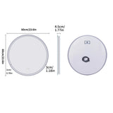 LuvoRound | Round LED Bathroom Mirror | Anti-Fog & Dimmable Touch Screen