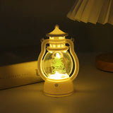 Mini LED Christmas Lantern – Portable Snowman or Tree Decoration