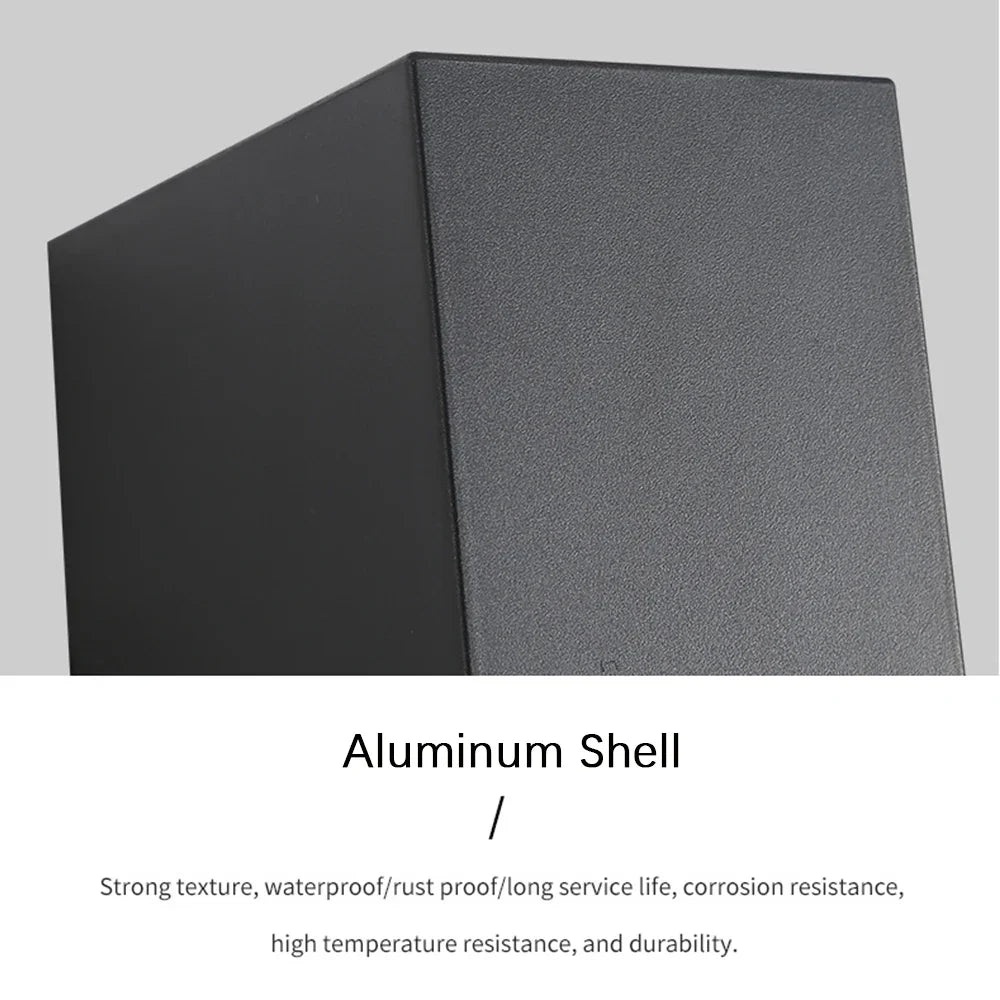Aluminum Outdoor Wall Light – GU10 Socket, IP65 Waterproof & Up/Down Beam