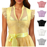 Dirndl Blouse with Flounce Sleeves – Leni Oktoberfest 2025