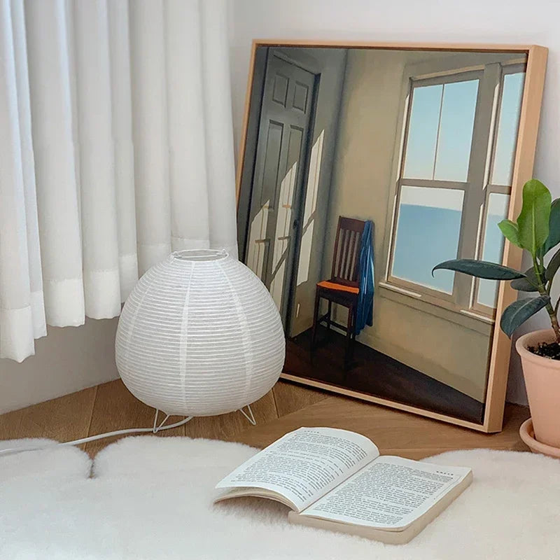 Authentic Japanese Rice Paper Lantern - Elegant Home Decor, Soft Ambient Lighting, Perfect for Events & Relaxation