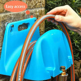 Garden Hose Wall Holder – Weatherproof PP, Carry Handles & 22×14.5cm
