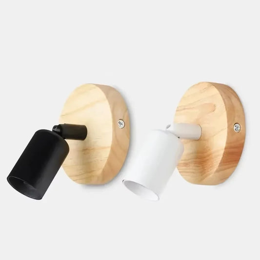 Wall Lamp – Vintage Retro, Adjustable & Wood-Metal Design