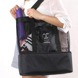 Enhanced Product Title: "2-in-1 Strandtasche mit isoliertem Kühlfach – Perfekt für Strand und Picknick" 

This title includes relevant keywords while also providing additional context to attract potential buyers.