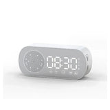 Bluetooth Alarm Clock – LED Display, FM Radio & Built-In Subwoofer Speaker