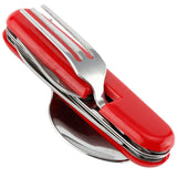 Optimized Product Title: **Multifunktionales Klappbares Campingbesteck – Gabel, Löffel, Messer & Flaschenöffner in Einem – Ideal für Outdoor-Aktivitäten und Reisen**