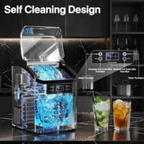 Ice Maker Machine Countertop Automatic Large Capacity Ice Cube Maker
