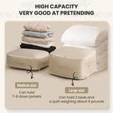 Bedding Storage Bag – Compression Valve, 40% Space-Saving & L/XL Sizes