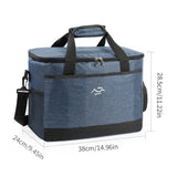 Insulated Cooler Bag – Oxford Fabric, Shoulder Strap & Mesh Pocket