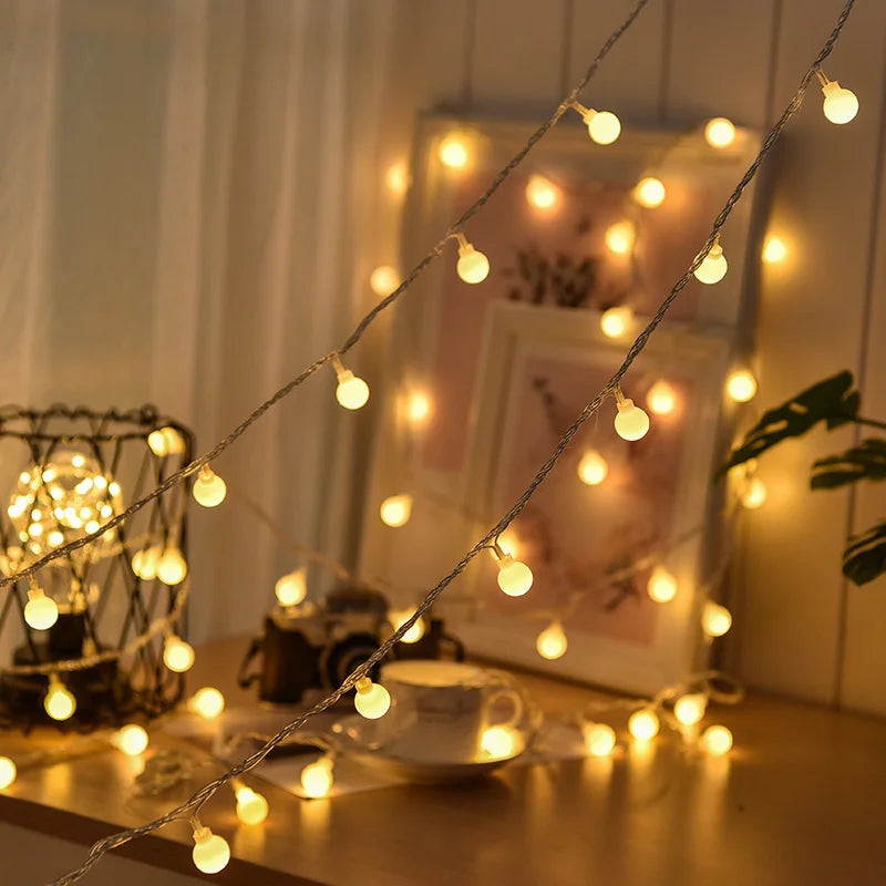 Solar String Lights – Outdoor Weatherproof, Warm White & Multicolor, 5–22m