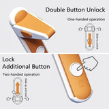 Child Safety Door Lock – No-Drill 3M Adhesive, Finger Guard & Anti-Lock Design