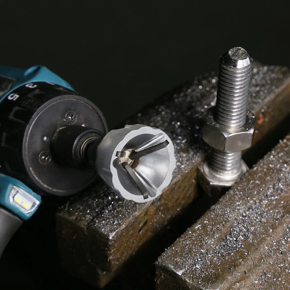 Deburring Tool – Carbide 3-Flute Blade, 6.35mm Hex Shank & Zinc Alloy Body