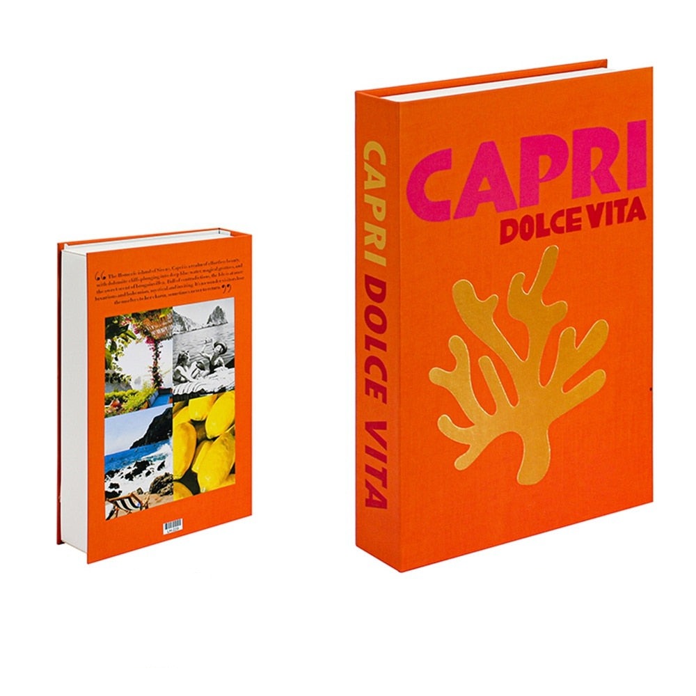 Decorative Coffee Table Books – 26×17×4cm, 12 Travel Themes for Home Decor