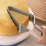 Stainless Steel Cake Server – Ergonomic Grip, Dishwasher Safe & Precise Slicing