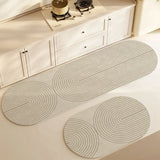 Kalsten | Kitchen & Bath Mat AquaStone | Diatomite & Velvet Look | Super Absorbent & Non-Slip | Washable & Durable
