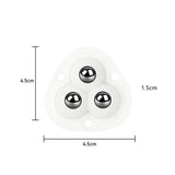BowLift | Self-Adhesive Full Rotating Furniture Mover Wheel Rollers