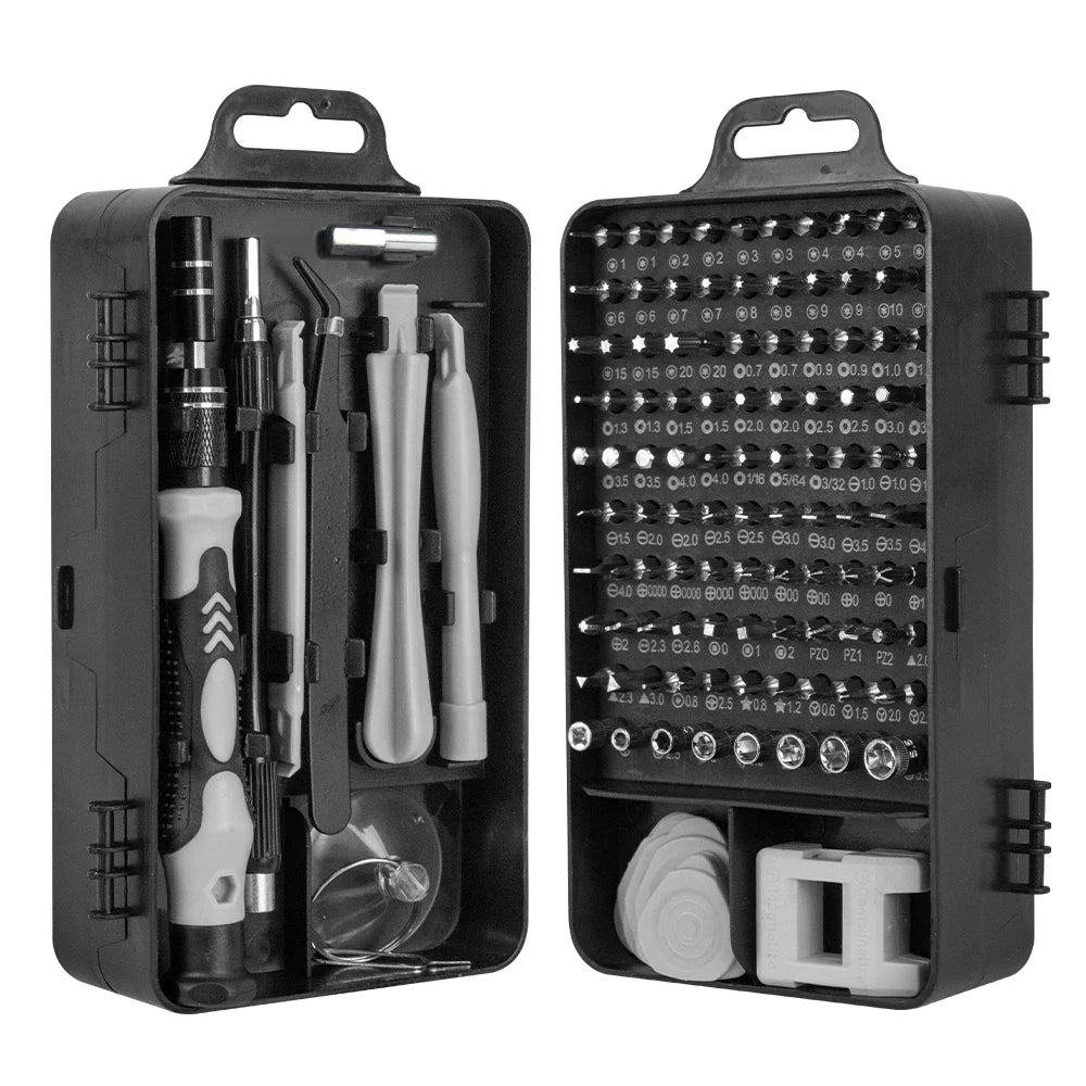 115-in-1 Precision Screwdriver Set with Magnetic Repair Tools - ProFix