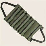 Roll-Up Tool Bag – Oxford Fabric, 4+ Zippered Pockets & Shoulder Strap