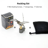 Mini Folding Camping Stove – Ultralight 45g, Backpacking & High Output
