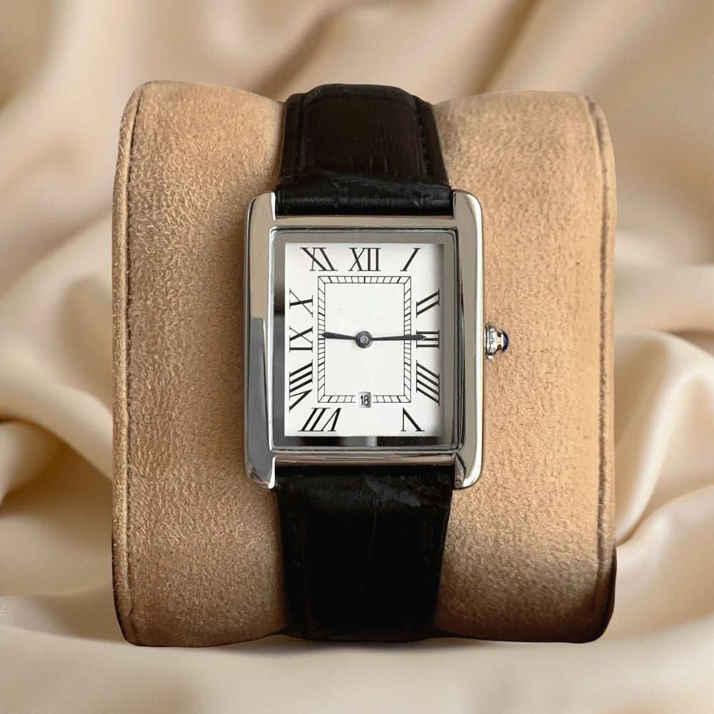 Men's Dress Watch – Classic Design, Square Analog & Retro Style