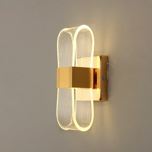 LED Wall Lamp – Nordic Design, Aluminium Build & Decorative Finish