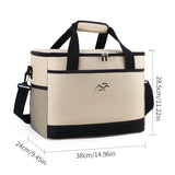 Insulated Cooler Bag – Oxford Fabric, Shoulder Strap & Mesh Pocket