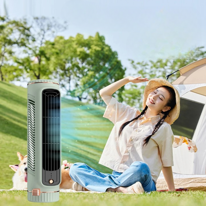 USB Tower Desk Fan – 3 Speed Settings, Quiet Motor & Compact 32.8cm Design